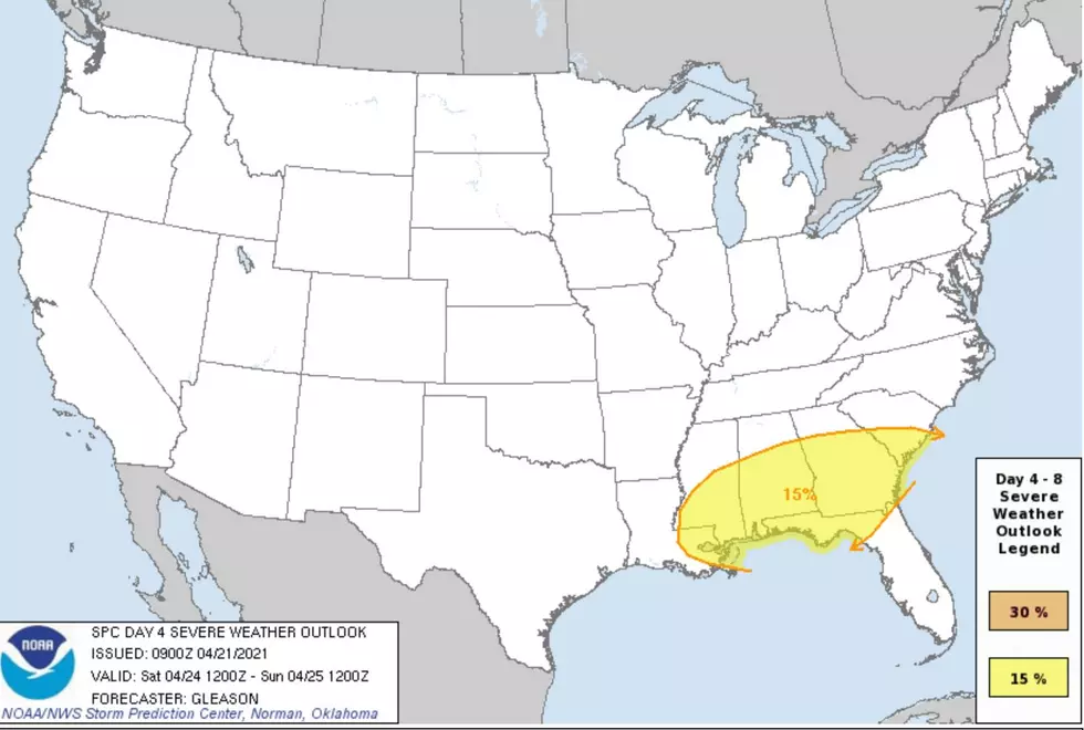 Alabamians Be Weather Aware: Possible Severe Weather on Saturday