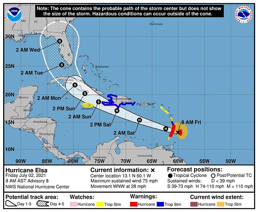 Elsa Upgraded to a Hurricane, Here is the Latest