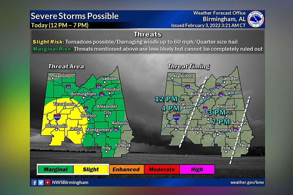 Alabama Prepares for Possible Severe Weather, Flooding, Winter Threats