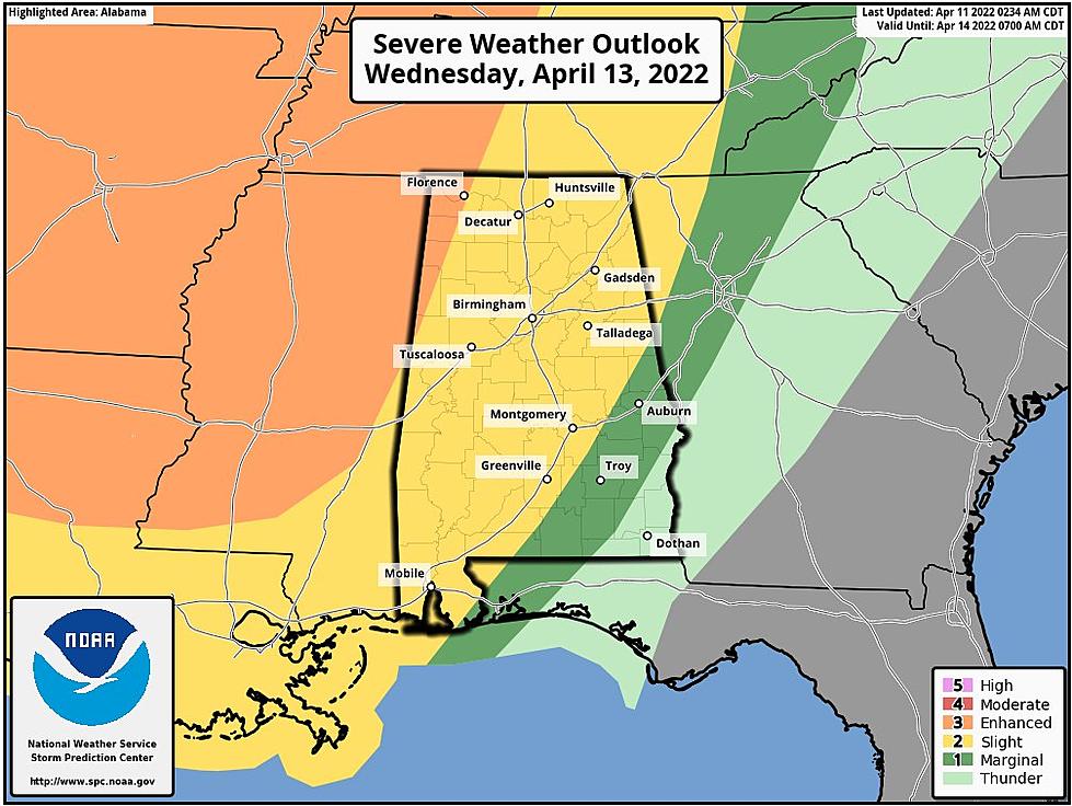 West, Central Alabama Face More Possible Severe Weather This Week