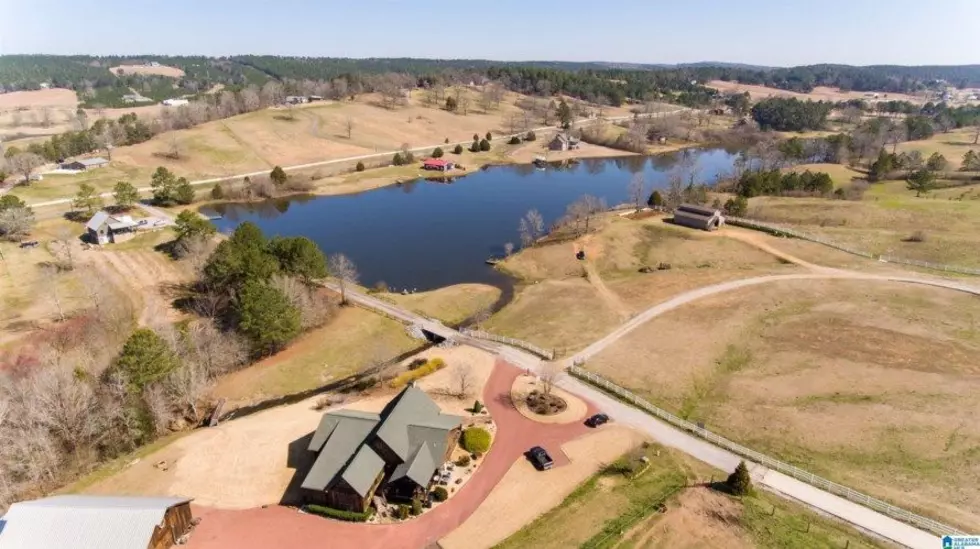 WOW: Helena, Alabama Estate Includes Trophy Bass Lake, Waterfall