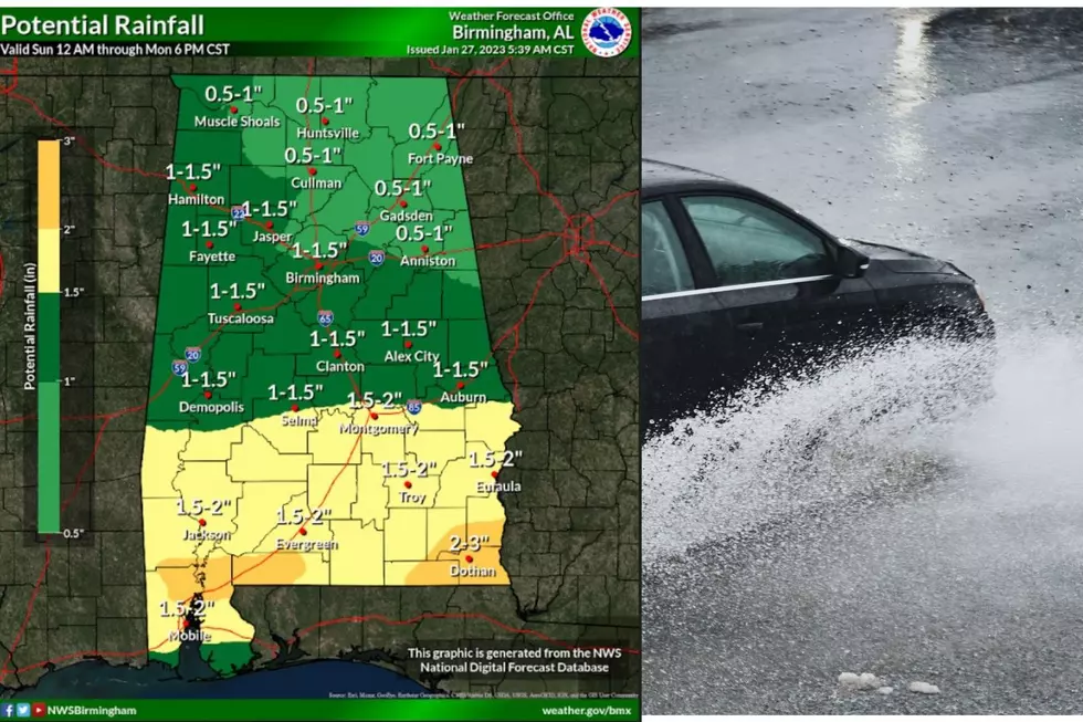 Alabamians Should Prepare for Heavy Rainfall, Potential Flooding