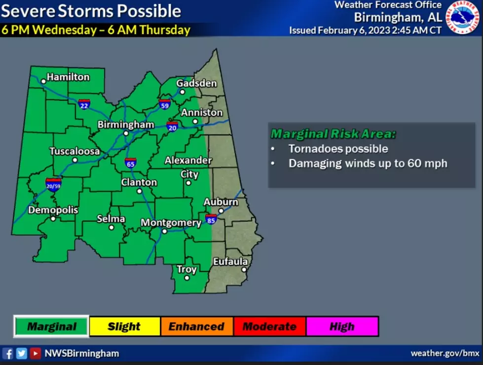 Mid-Week Severe Weather Threat Emerges Again for Alabamians