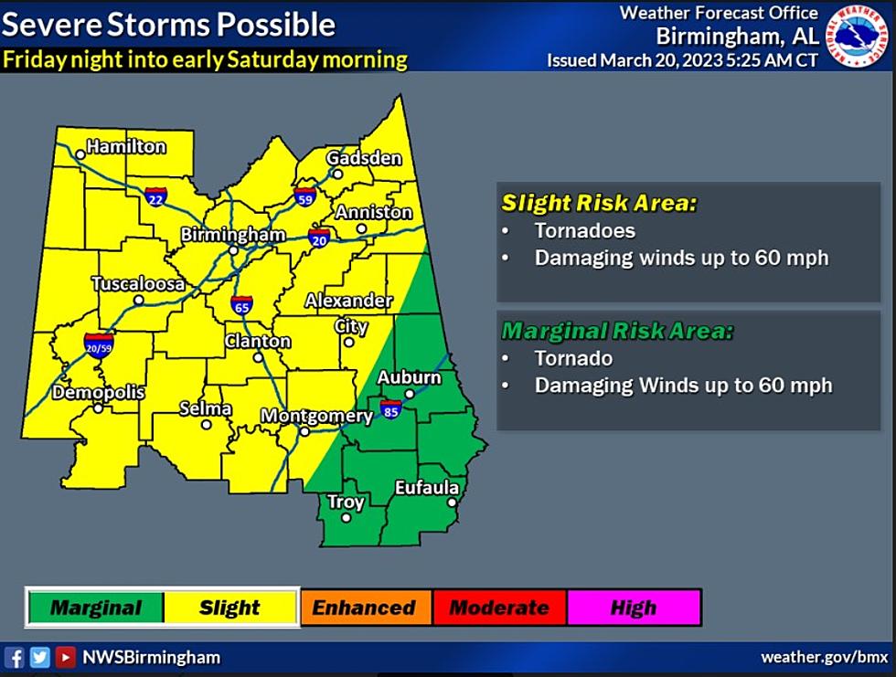 More Severe Weather Possible, Late Week Threat for Alabama