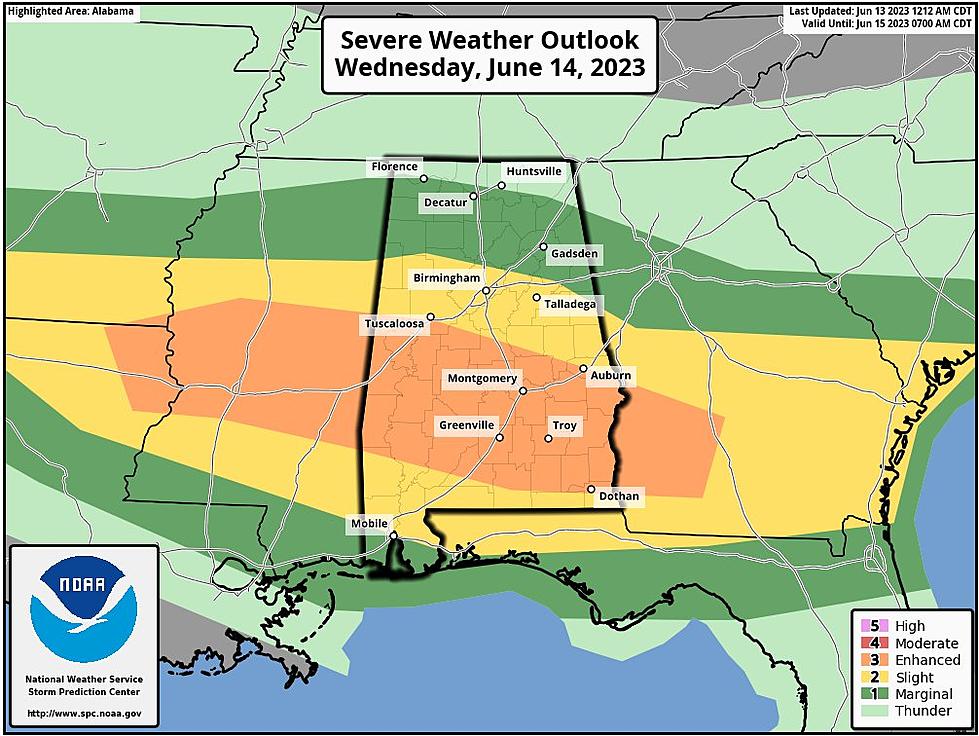 Wednesday’s Severe Weather Risk Includes Unusual Tornado Threat