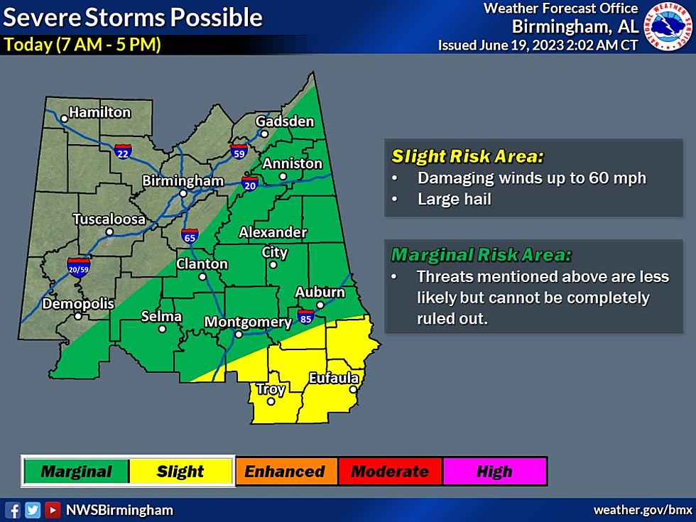 Monday Outlook: More Severe Weather for Portions of Alabama