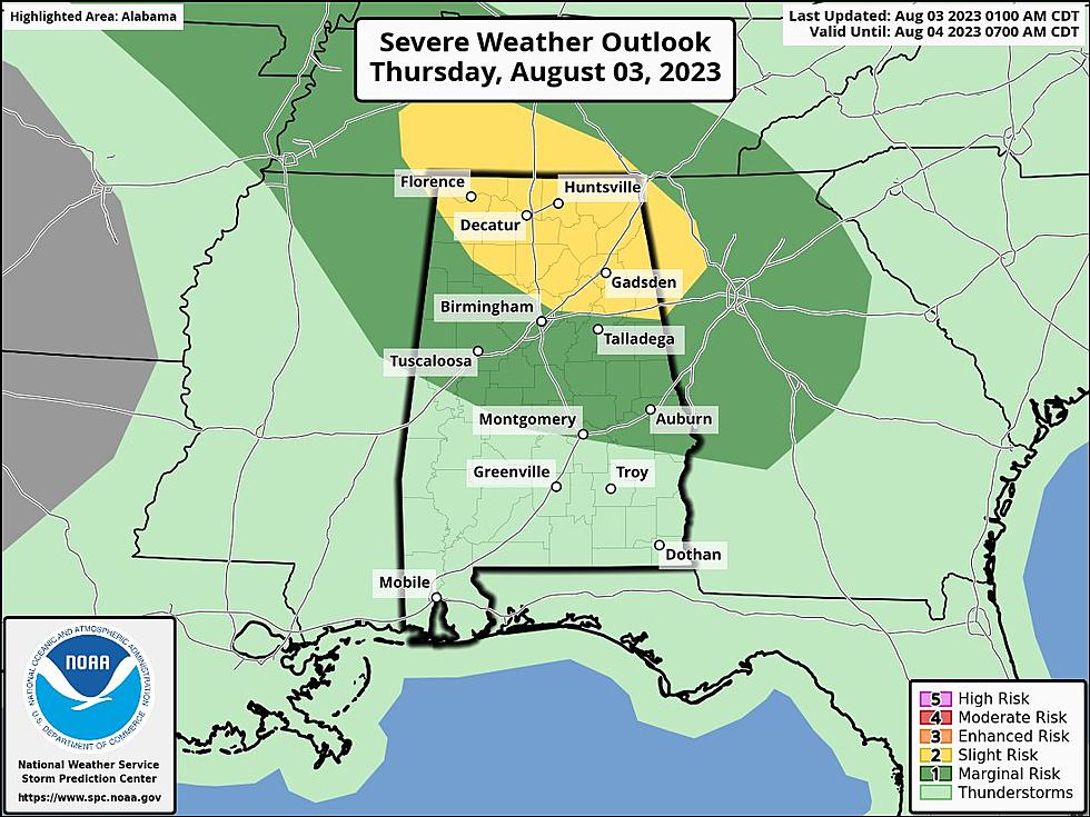 Portions of Alabama Prepare for Damaging Winds, Flooding, Heat