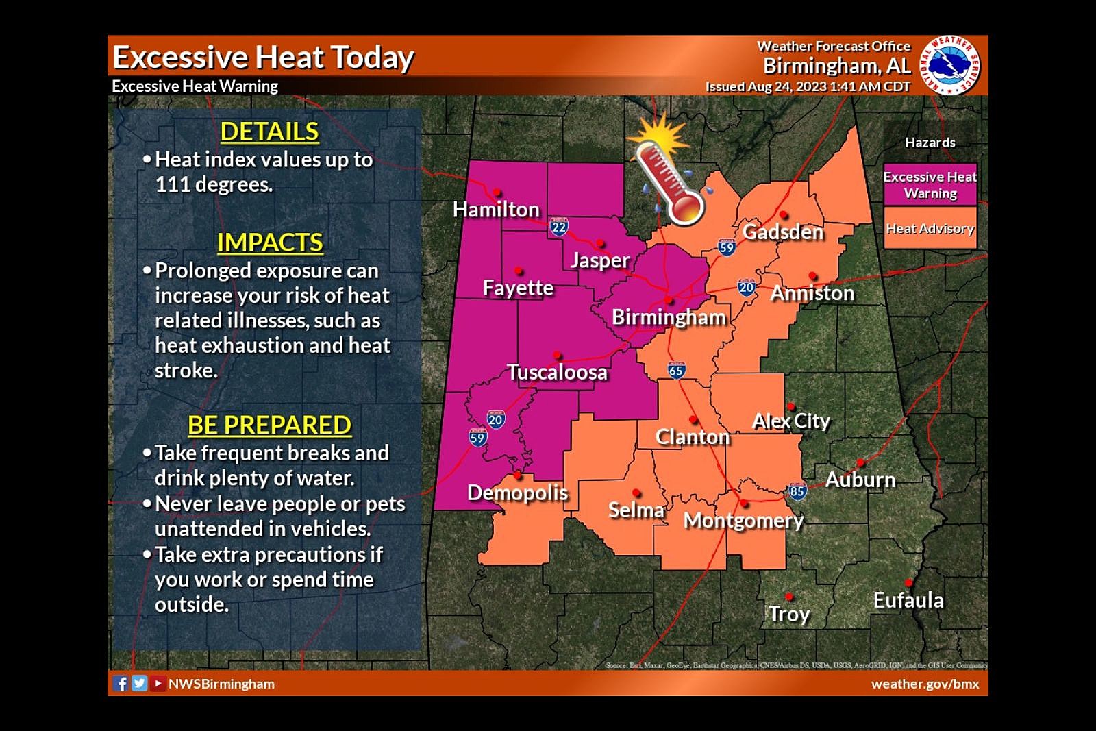 Welcoming Texans to Tuscaloosa: Roll Tide Game Day Forecast