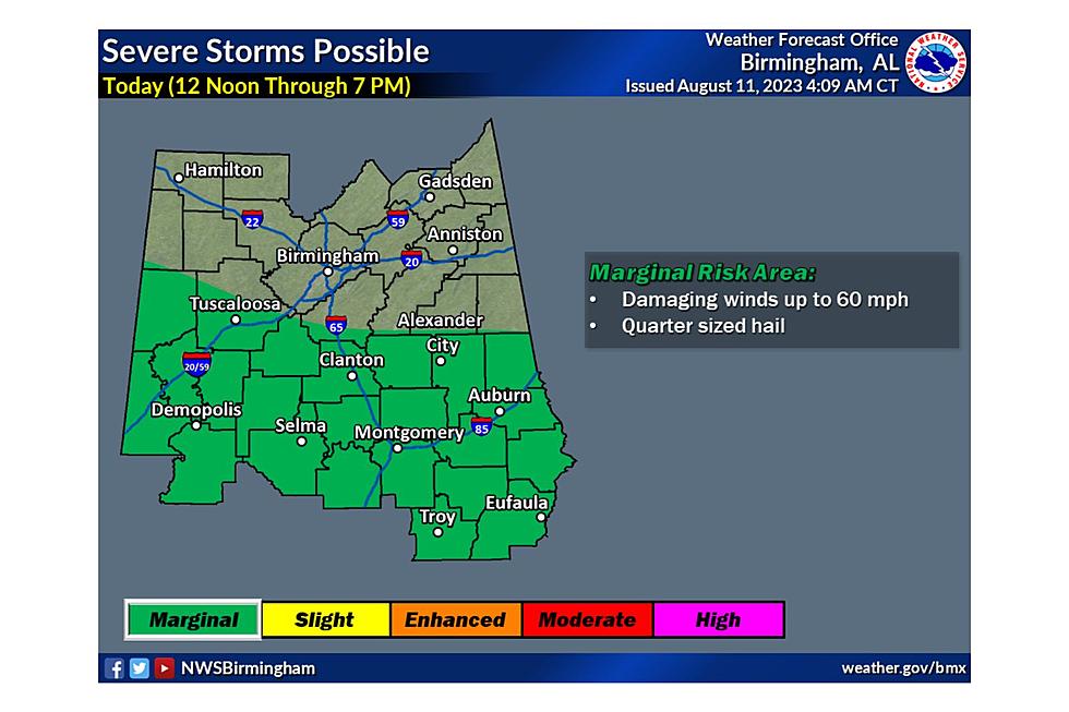 West Alabama Weather: Possible Damaging Winds, Hail