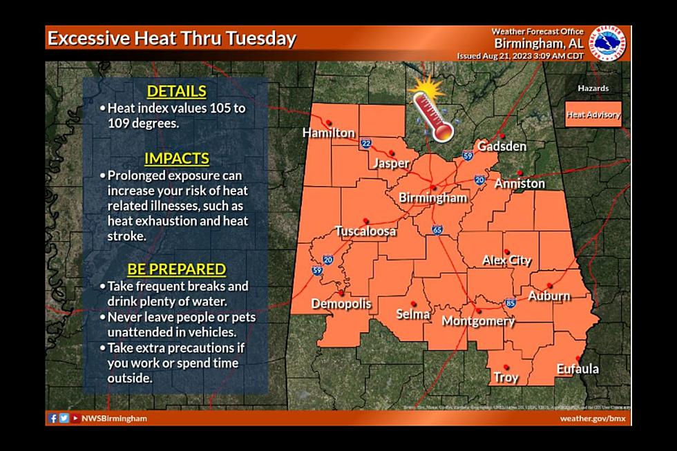 Spann: “Hottest Weather of the Summer This Week” in Alabama