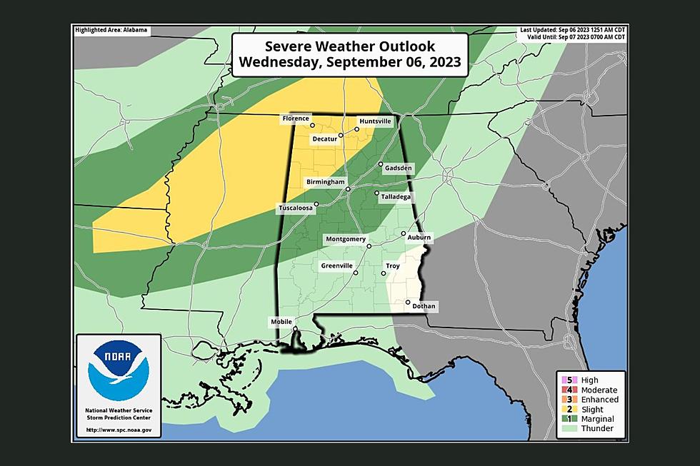 Alert: Possible Strong to Severe Storms in Portions of Alabama