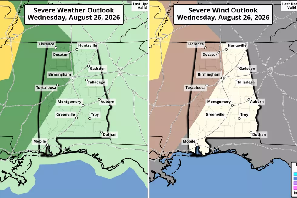 Strong Storms, Damaging Winds Possible Across West Alabama