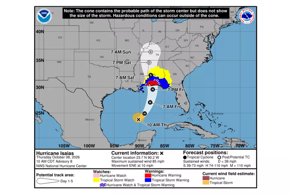 Tropical Storm Watch Issued for a Portion of West Alabama