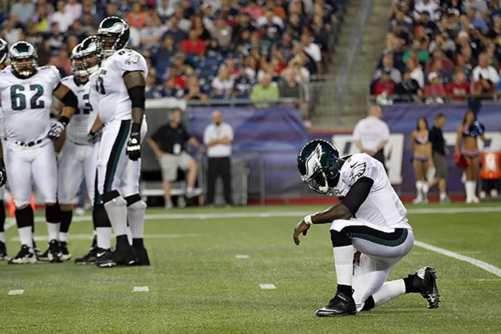 Injury-prone Vick Down Again for Eagles