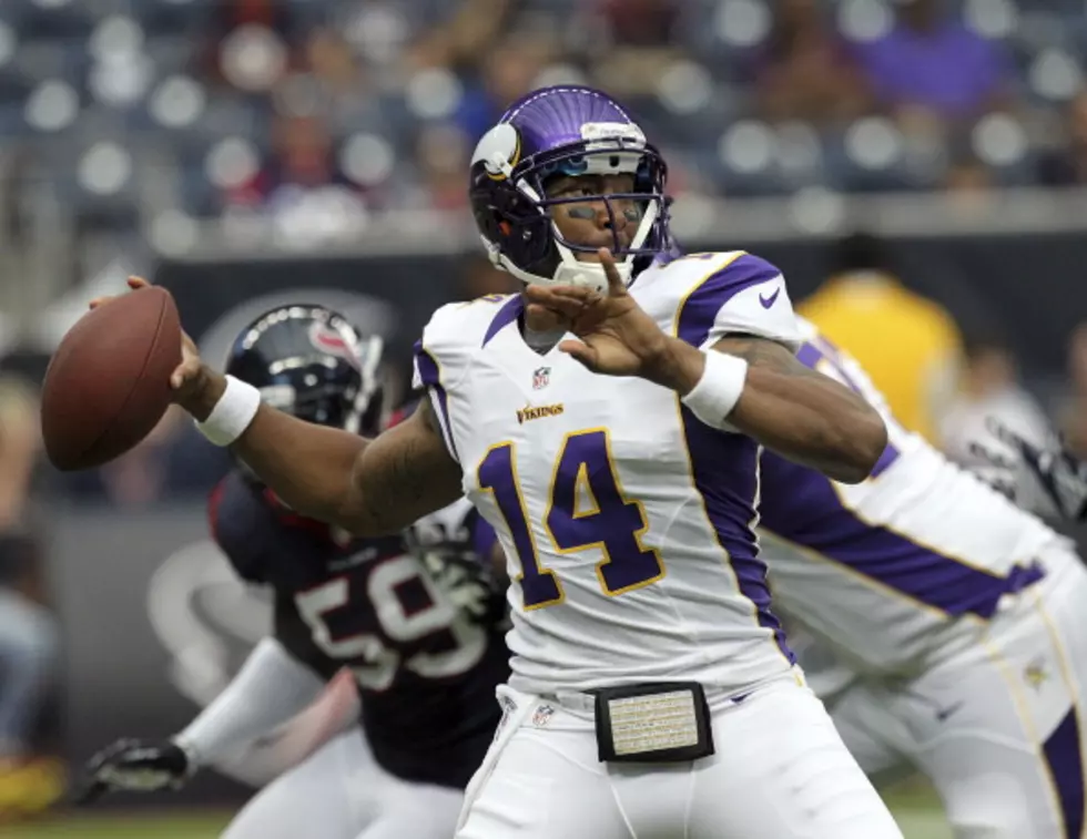 Ponder out, Webb in at QB for Vikings