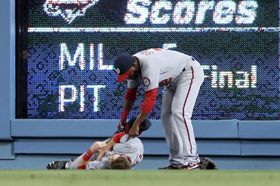 Bloody Bryce Harper Leaves Washington Nationals Game After Hitting Wall