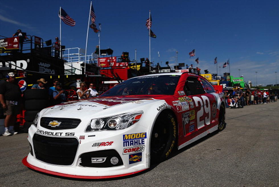 Harvick Qualifies On Pole For Cup Race At Kansas