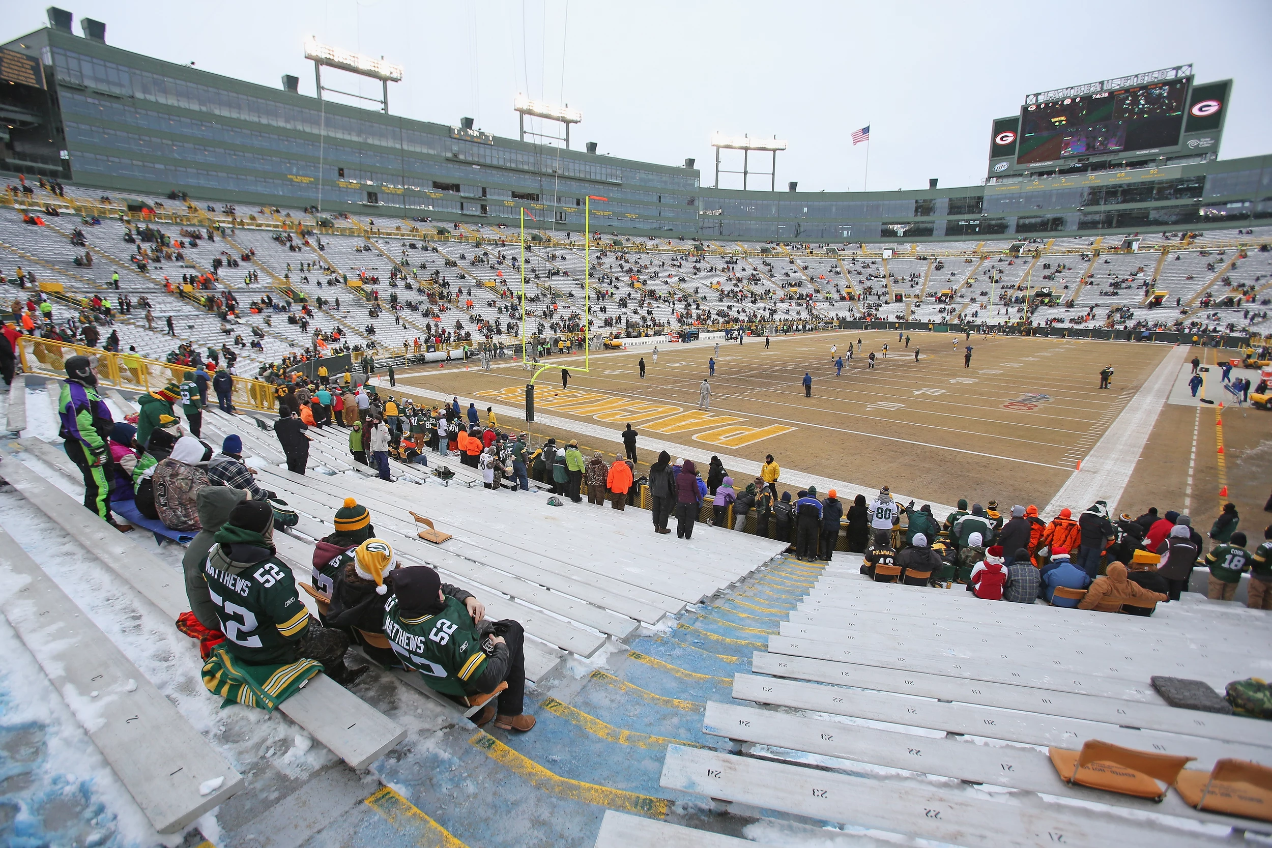 Frozen Tundra Expected for Sunday's Packers-49ers Game at Lambeau