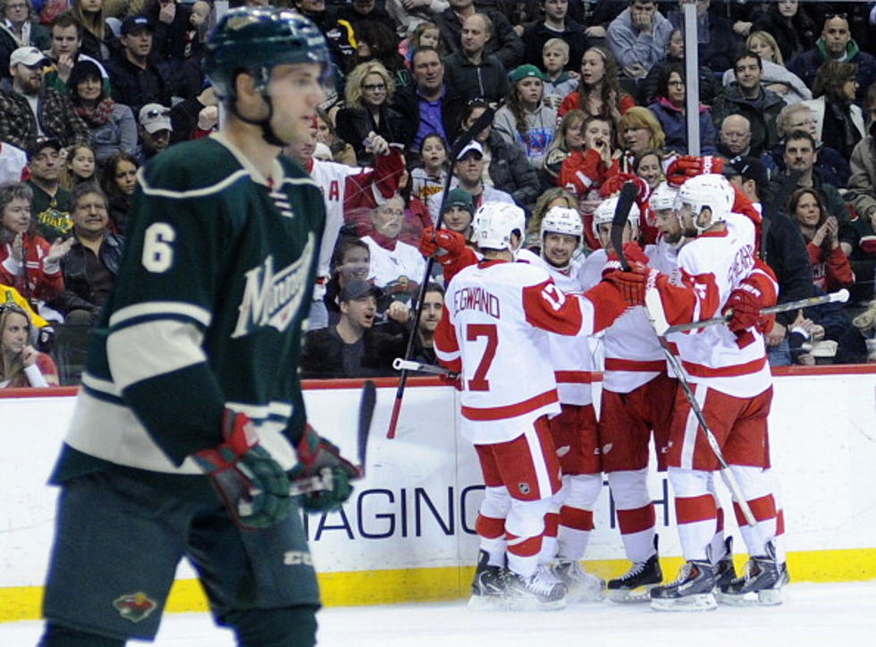 Nyquist&#8217;s Goal Gives Red Wings 3-2 Win Over Wild