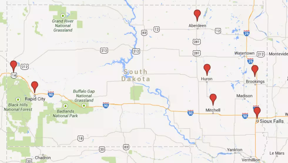 SDHSAA Tournament Locations