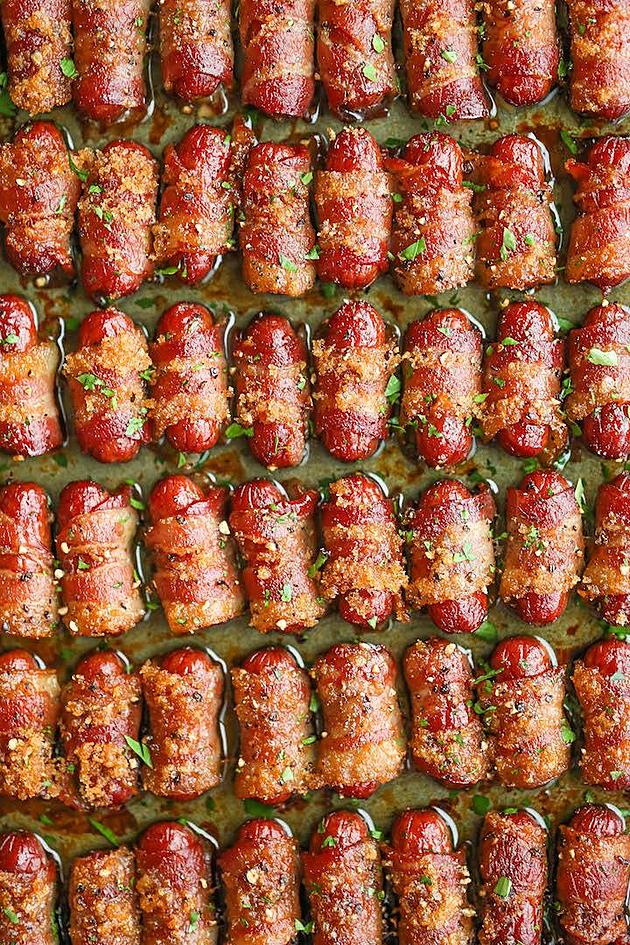 Super Bowl Party Recipes: Bacon-Wrapped Weenies