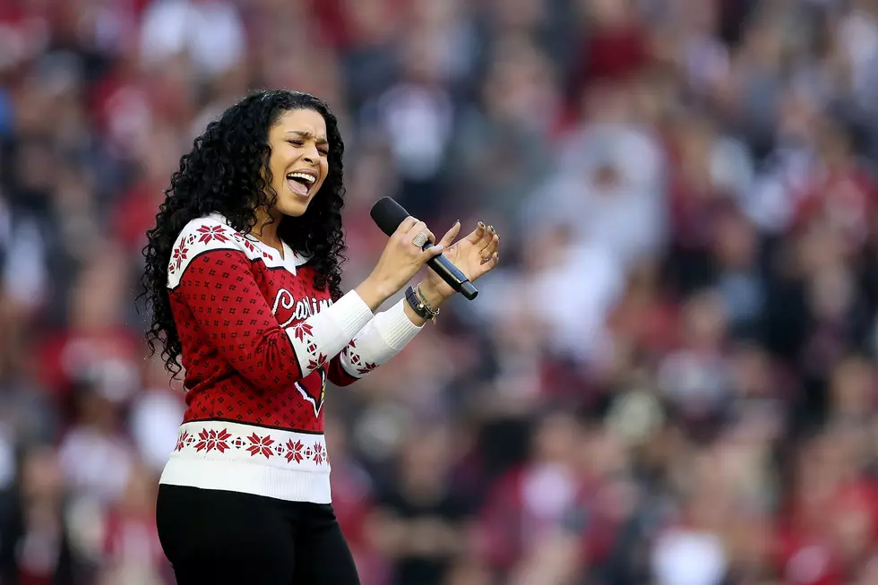 Houston Texans’ Players Sing With Jordin Sparks At Radio Row