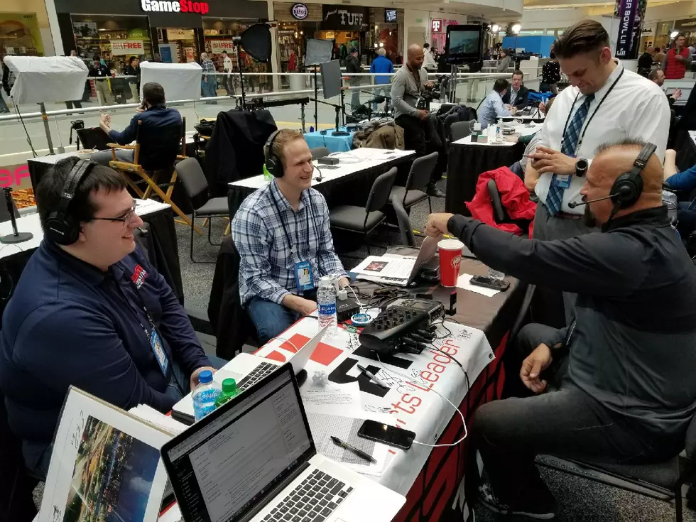 Observations from Radio Row in the Mall of America Food Court