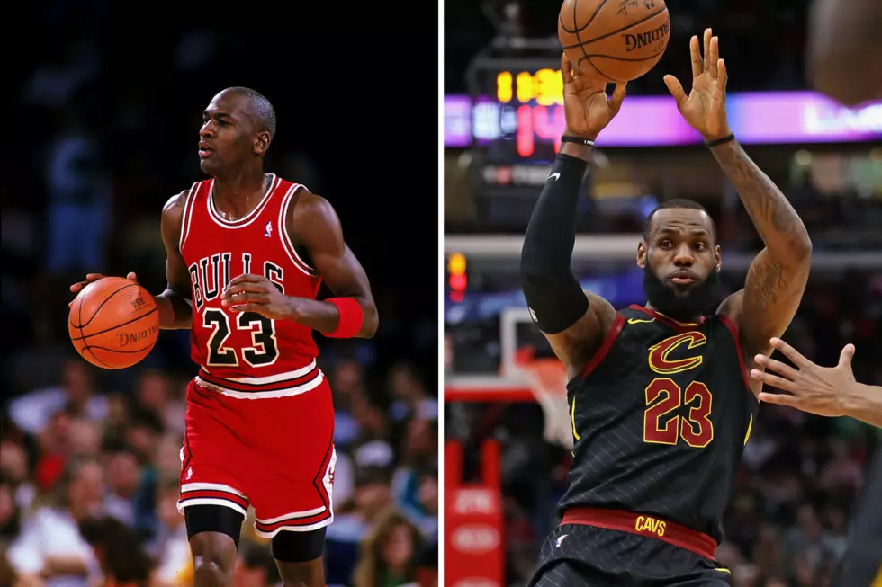 LeBron James Ties Michael Jordan’s Double-Digit Scoring Mark