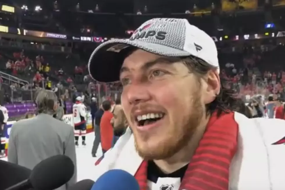 Former Sioux Falls Stampede Forward T.J. Oshie Overcome with Emotion after Winning Stanley Cup with Washington Capitals