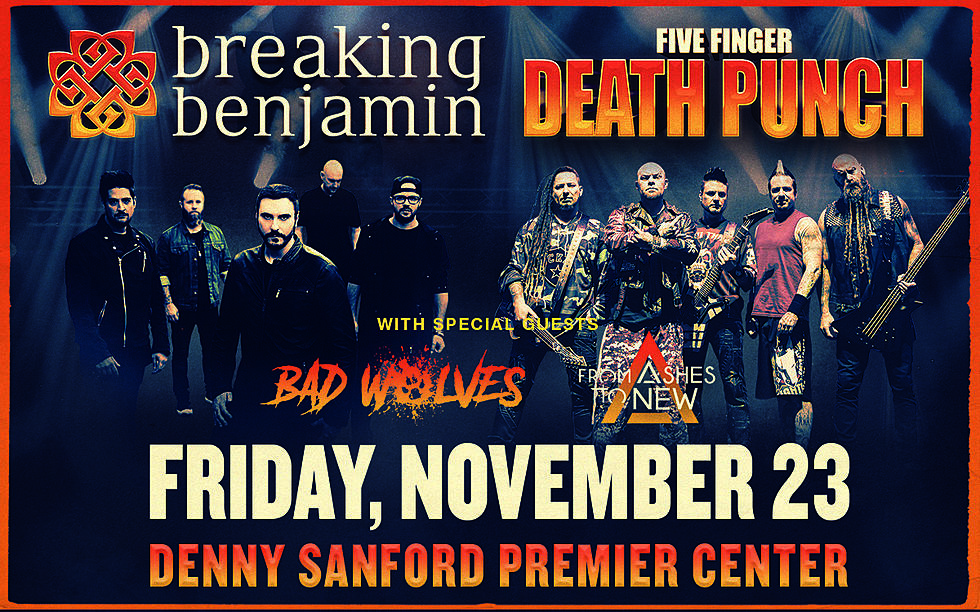 Breaking Benjamin and Five Finger Death Punch Coming