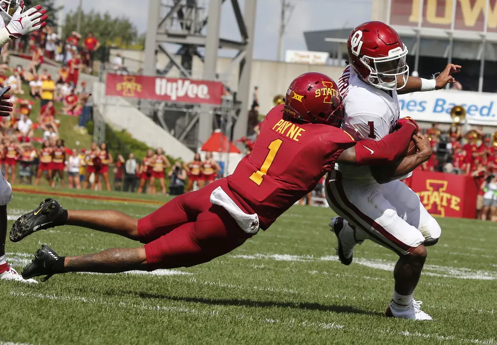 Kyler Murray and No. 5 Oklahoma Hold off Iowa State 37-27