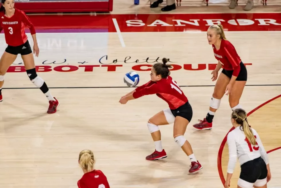 South Dakota Volleyball Team Gets First NCAA Tournament Berth, Opens at Creighton