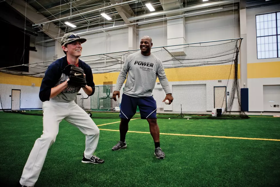 Sanford POWER Baseball Academy Working with Kids This Winter