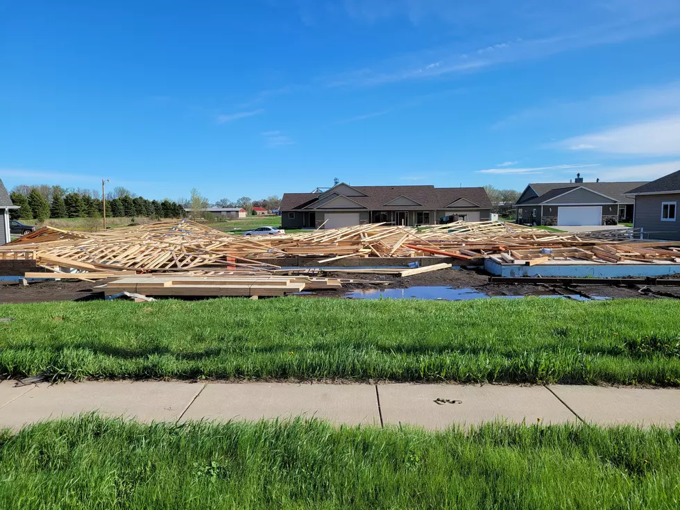 New Home In Hartford Completely Destroyed By Storm