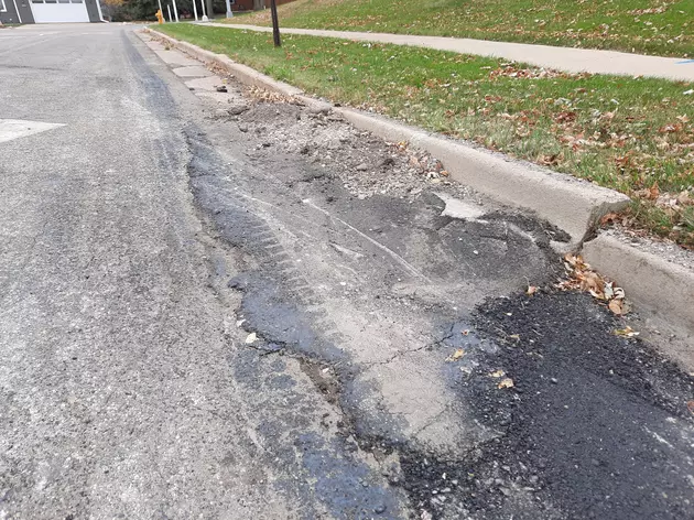Red Rock Road wasn't on St. Paul's repair schedule until nearby
