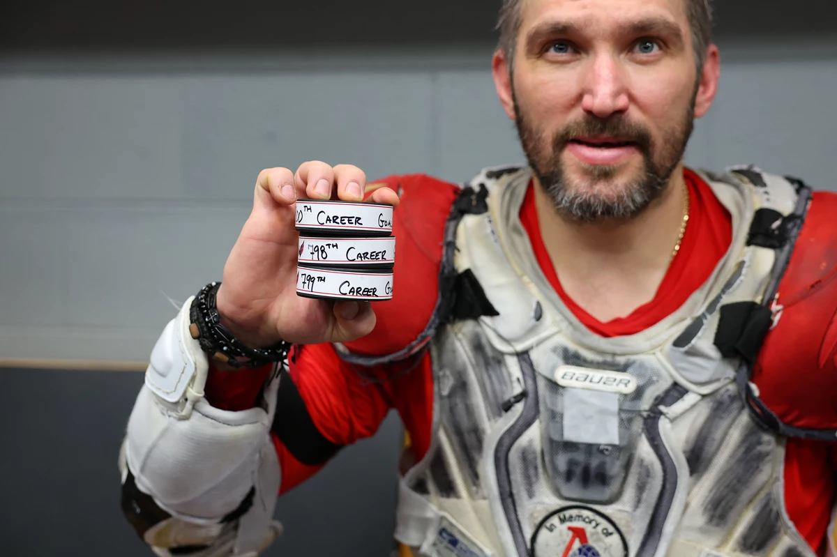 Alex Ovechkin scores 800th goal; Capitals star is 1 short of second all-time