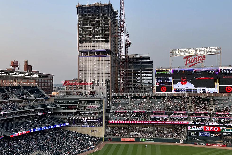 Downtown Minneapolis Tower Rises To Minnesota Twins Fans & Target Field