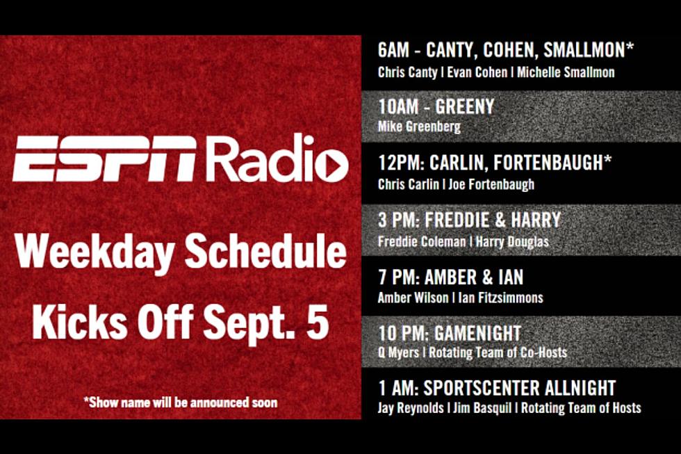 NEW! ESPN Radio Launches National Lineup On ESPN Sioux Falls This September