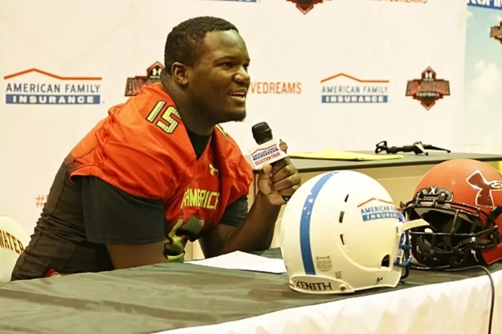 Gladewater&#8217;s Daylon Mack Presented Under Armour All-American Game Jersey