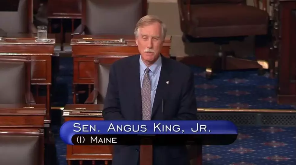 Angus King Tells Senate How it is [VIDEO]