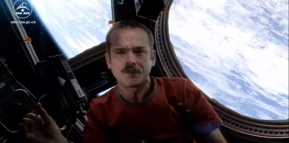 Singing Spaceman Chris Hadfield Touches Down in Bangor