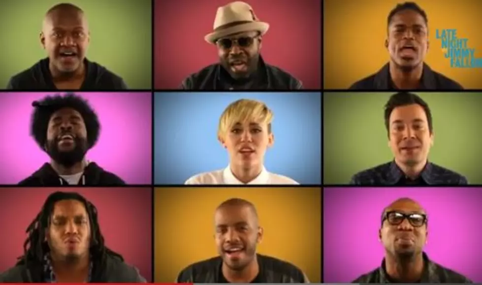 Miley Cyrus With Jimmy Fallon and The Roots [VIDEO]