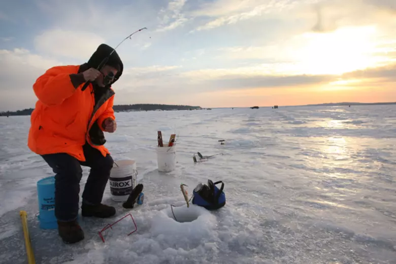 Maine Ice Fishing Reality Show