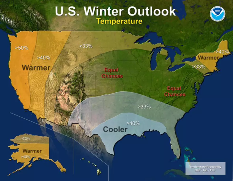 NOAA Expects Northeast Winter Temperatures To Be 40% Warmer