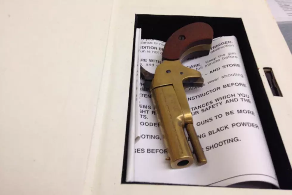 Ellsworth Goodwill Store Employees Find Vintage Pistol Within Donated Book