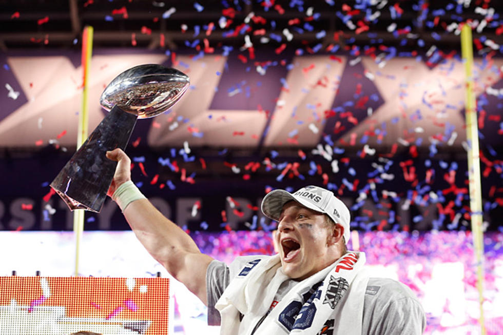 The Gronk Party Continues As He Spikes A Football Cake [VIDEO]