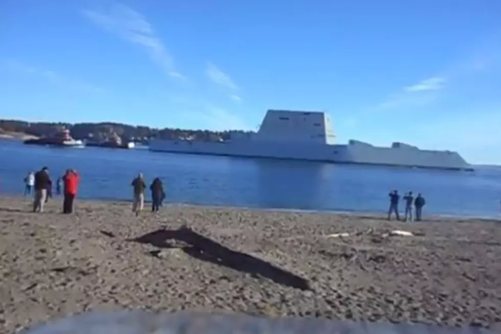 Maine Made Zumwalt Rescues Fisherman During Sea Trials