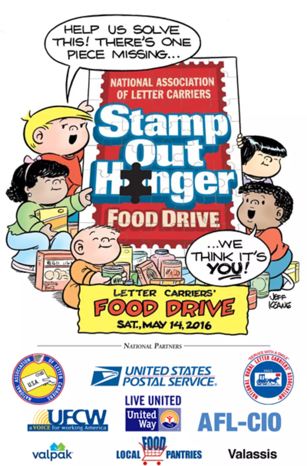 24th Annual Letter Carriers &#8220;Stamp Out Hunger&#8221; Food Drive This Saturday