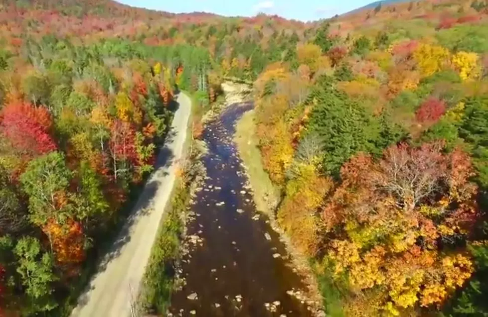 Drone Aerial Footage Shows Fall In Maine [VIDEO]