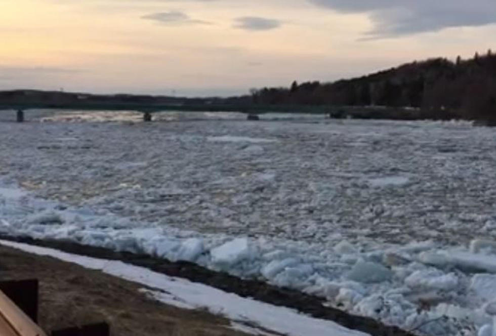 Watch The Ice Move Out On The Aroostook River [VIDEO]